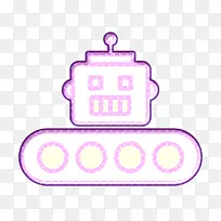 机器人图标 生产图标 紫色-空若网 机器人图标 生产图标 紫色-空若网