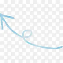 弯曲箭头 水彩画 油漆-空若网 弯曲箭头 水彩画 油漆-空若网