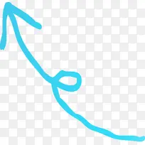 弯曲箭头 水彩画 油漆-空若网 弯曲箭头 水彩画 油漆-空若网