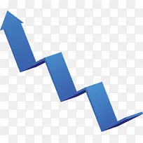 锯齿状箭头 蓝色 文字-空若网 锯齿状箭头 蓝色 文字-空若网