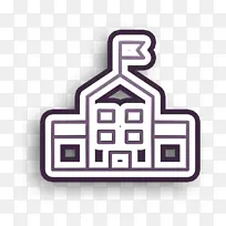 学校图标 标志 符号-空若网 学校图标 标志 符号-空若网