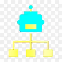 机器人图标 流量图标 线条-空若网 机器人图标 流量图标 线条-空若网