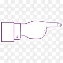 手指箭头 水彩画 油漆-空若网 手指箭头 水彩画 油漆-空若网