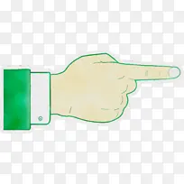 手指箭头 水彩画 油漆-空若网 手指箭头 水彩画 油漆-空若网