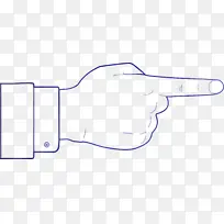 手指箭头 水彩画 油漆-空若网 手指箭头 水彩画 油漆-空若网