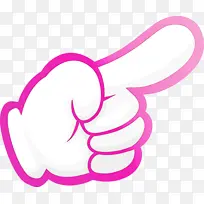 手指箭头 水彩画 油漆-空若网 手指箭头 水彩画 油漆-空若网