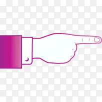 手指箭头 粉色 线条-空若网 手指箭头 粉色 线条-空若网
