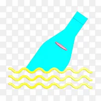 海盗图标 瓶中信息图标 浅绿色-空若网 海盗图标 瓶中信息图标 浅绿色-空若网