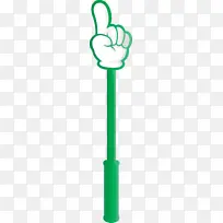 手指箭头 绿色 圆柱形-空若网 手指箭头 绿色 圆柱形-空若网
