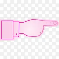 手指箭头 水彩画 油漆-空若网 手指箭头 水彩画 油漆-空若网