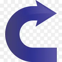 箭头 标志 电蓝-空若网 箭头 标志 电蓝-空若网