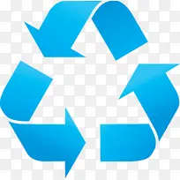 生态循环箭头 蓝色 天蓝-空若网 生态循环箭头 蓝色 天蓝-空若网