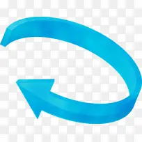 生态循环箭头 水彩画 油漆-空若网 生态循环箭头 水彩画 油漆-空若网