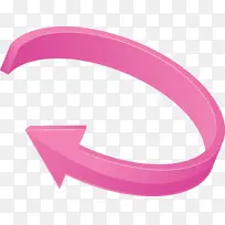 生态循环箭头 粉色 鼻子-空若网 生态循环箭头 粉色 鼻子-空若网