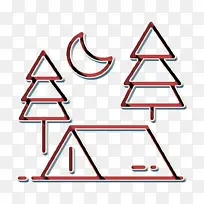 帐篷图标 露营图标 自然图标-空若网 帐篷图标 露营图标 自然图标-空若网