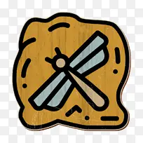 考古学图标 昆虫图标 黄色-空若网 考古学图标 昆虫图标 黄色-空若网