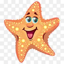海星 卡通 橙色-空若网 海星 卡通 橙色-空若网