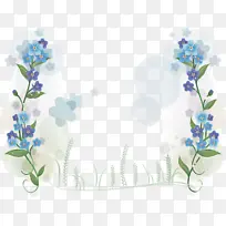 花矩形框 花 植物-空若网 花矩形框 花 植物-空若网