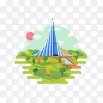 杆子 世界 标志-空若网 杆子 世界 标志-空若网