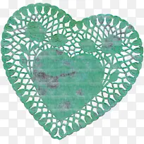 情人节心形 绿色 叶子-空若网 情人节心形 绿色 叶子-空若网