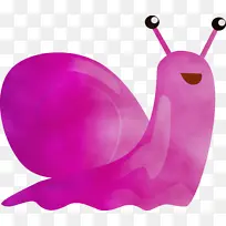 水彩蜗牛 水彩 油漆-空若网 水彩蜗牛 水彩 油漆-空若网