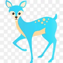 水彩画鹿 水彩画 颜料-空若网 水彩画鹿 水彩画 颜料-空若网