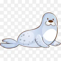 水彩海狮 水彩 油漆-空若网 水彩海狮 水彩 油漆-空若网