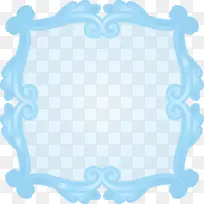 方形镜框 浅绿色 绿松石色-空若网 方形镜框 浅绿色 绿松石色-空若网