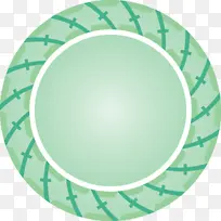 圆形框架 绿色 餐具-空若网 圆形框架 绿色 餐具-空若网