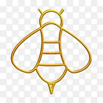 蜜蜂图标 昆虫图标 黄色-空若网 蜜蜂图标 昆虫图标 黄色-空若网