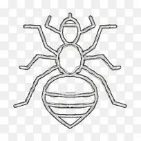 虱子图标 昆虫图标 白色-空若网 虱子图标 昆虫图标 白色-空若网