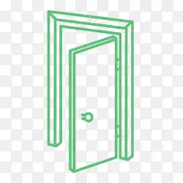 直线 长方形 门-空若网 直线 长方形 门-空若网