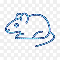 昆虫图标 老鼠图标 蓝色-空若网 昆虫图标 老鼠图标 蓝色-空若网