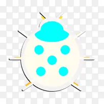 瓢虫图标 昆虫图标 绿松石-空若网 瓢虫图标 昆虫图标 绿松石-空若网