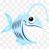 卡通 鱼 蓝色-空若网 卡通 鱼 蓝色-空若网