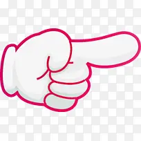 手指箭头 粉色 鼻子-空若网 手指箭头 粉色 鼻子-空若网