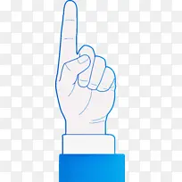 手指箭头 线条艺术 白色-空若网 手指箭头 线条艺术 白色-空若网