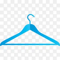 水蓝色 衣架 绿松石色-空若网 水蓝色 衣架 绿松石色-空若网