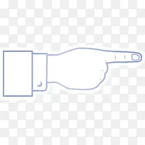 手指箭头 线条-空若网 手指箭头 线条-空若网