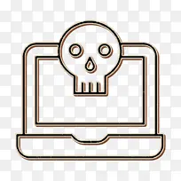 头骨图标 笔记本电脑图标 网络图标-空若网 头骨图标 笔记本电脑图标 网络图标-空若网