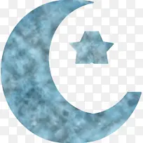 星星和新月 斋月之夜 水蓝-空若网 星星和新月 斋月之夜 水蓝-空若网