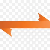 丝带 橙色 线条-空若网 丝带 橙色 线条-空若网