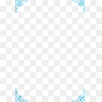 角框 蓝色 浅绿色-空若网 角框 蓝色 浅绿色-空若网