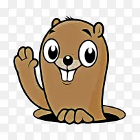 卡通 土拨鼠 手指-空若网 卡通 土拨鼠 手指-空若网