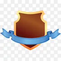 会徽丝带 盾 橙色-空若网 会徽丝带 盾 橙色-空若网