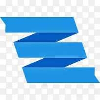 丝带 多重丝带 蓝色-空若网 丝带 多重丝带 蓝色-空若网