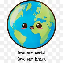 地球日 水彩画 颜料-空若网 地球日 水彩画 颜料-空若网