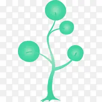 抽象树 卡通树 剪贴画-空若网 抽象树 卡通树 剪贴画-空若网