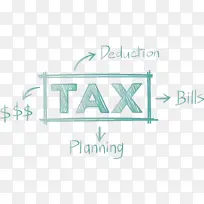 纳税日 文本 绿色-空若网 纳税日 文本 绿色-空若网