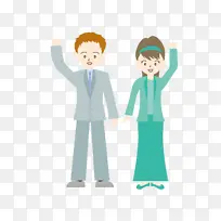 卡通 站立 手势-空若网 卡通 站立 手势-空若网